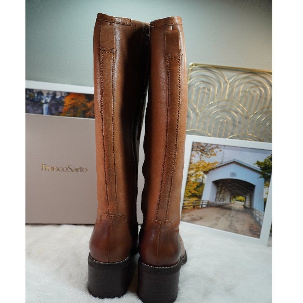 Franco Sarto Women's Kemper Tall Boot - Cognac (Various Size) - Picture 4 of 9